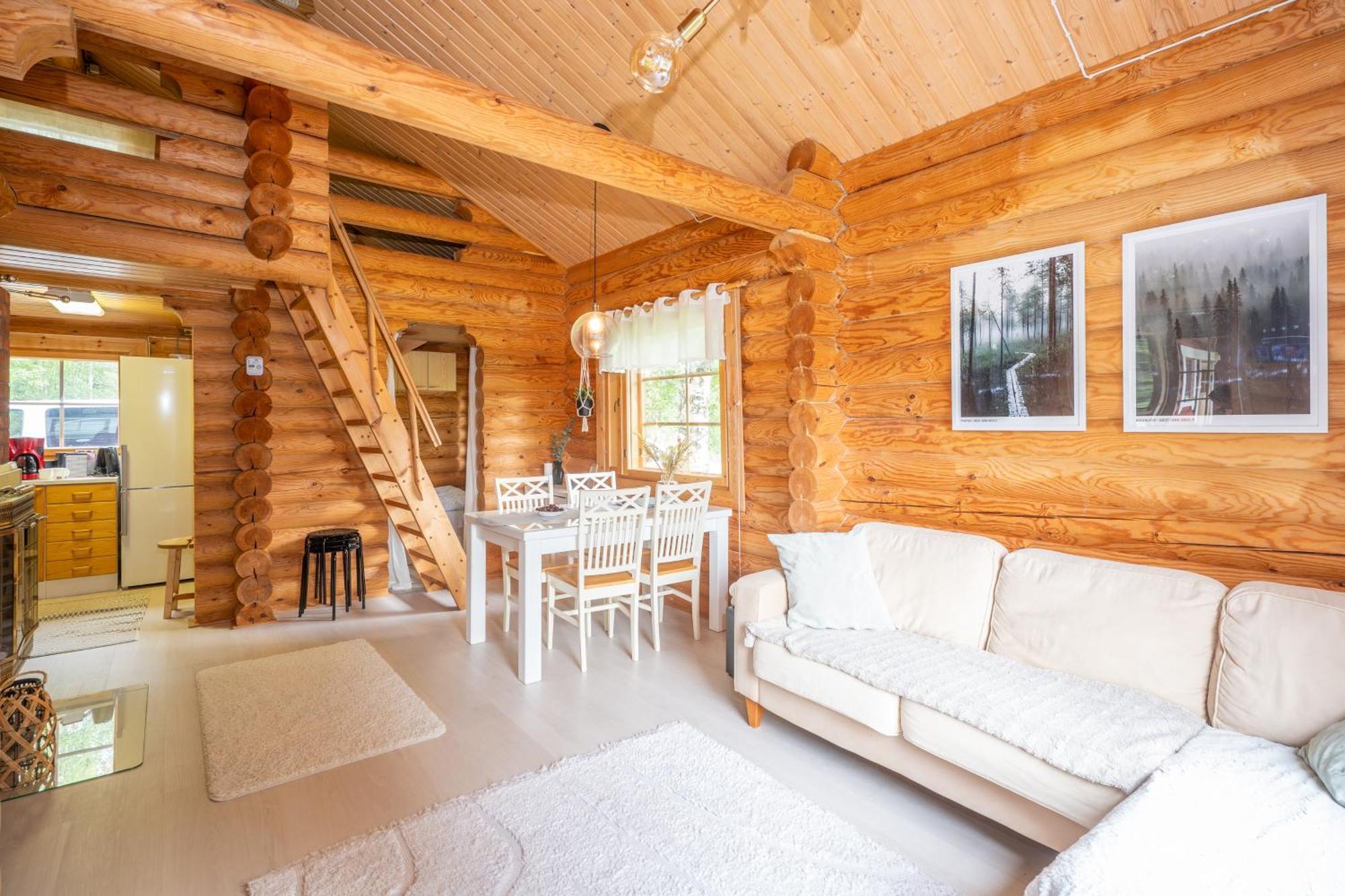 Lapin Villa Hiisi Joen Rannalla Ranua Exterior foto